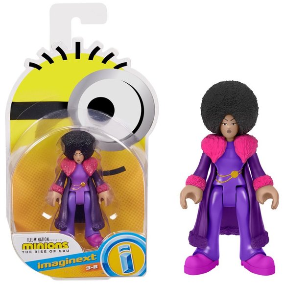 🦹‍♀ 4/$25 FISHER-PRICE MINIONS IMAGINEXT BELLE BOTTOM MINI FIGURE 🦹‍♀️ - Picture 1 of 7